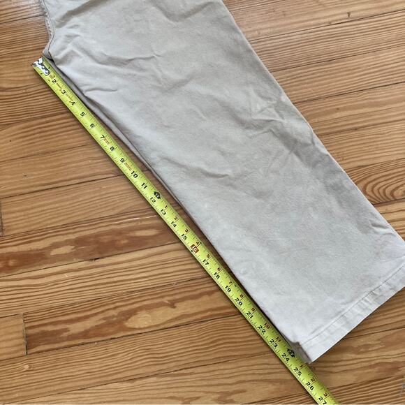 J.Crew Garment Dyed Slim Wide Leg Jeans Size 29 Sand - Picture 15 of 15